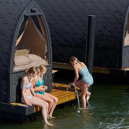 ספינת מלון Boathouses - Overnat Pa Vandet Ved Limfjorden Vinderup